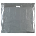 Plastic Plain Silver Carrier Bags