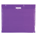 Plastic Plain Violet Carrier Bags