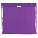 Plastic Plain Violet Carrier Bags