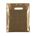Plastic Plain Gold Carrier Bags