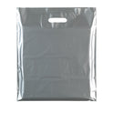 Plastic Plain Silver Carrier Bags