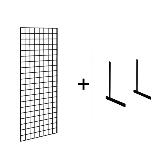 5FT BLACK MESH WITH L-LEG