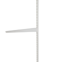 White Twin Slot Bracket