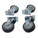 Heavy Duty Multipurpose Wheels(Not fits to garment rail)