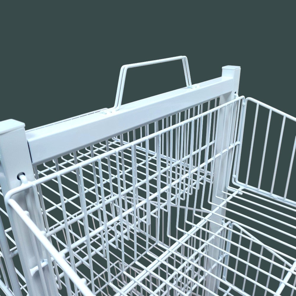 White 5 x Tier Double Side Display Baskets