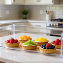 Clear Acrylic Bakery Pastry Display Case Stand – Countertop Cake, Donut, Cupcake & Dessert Display Cabinet