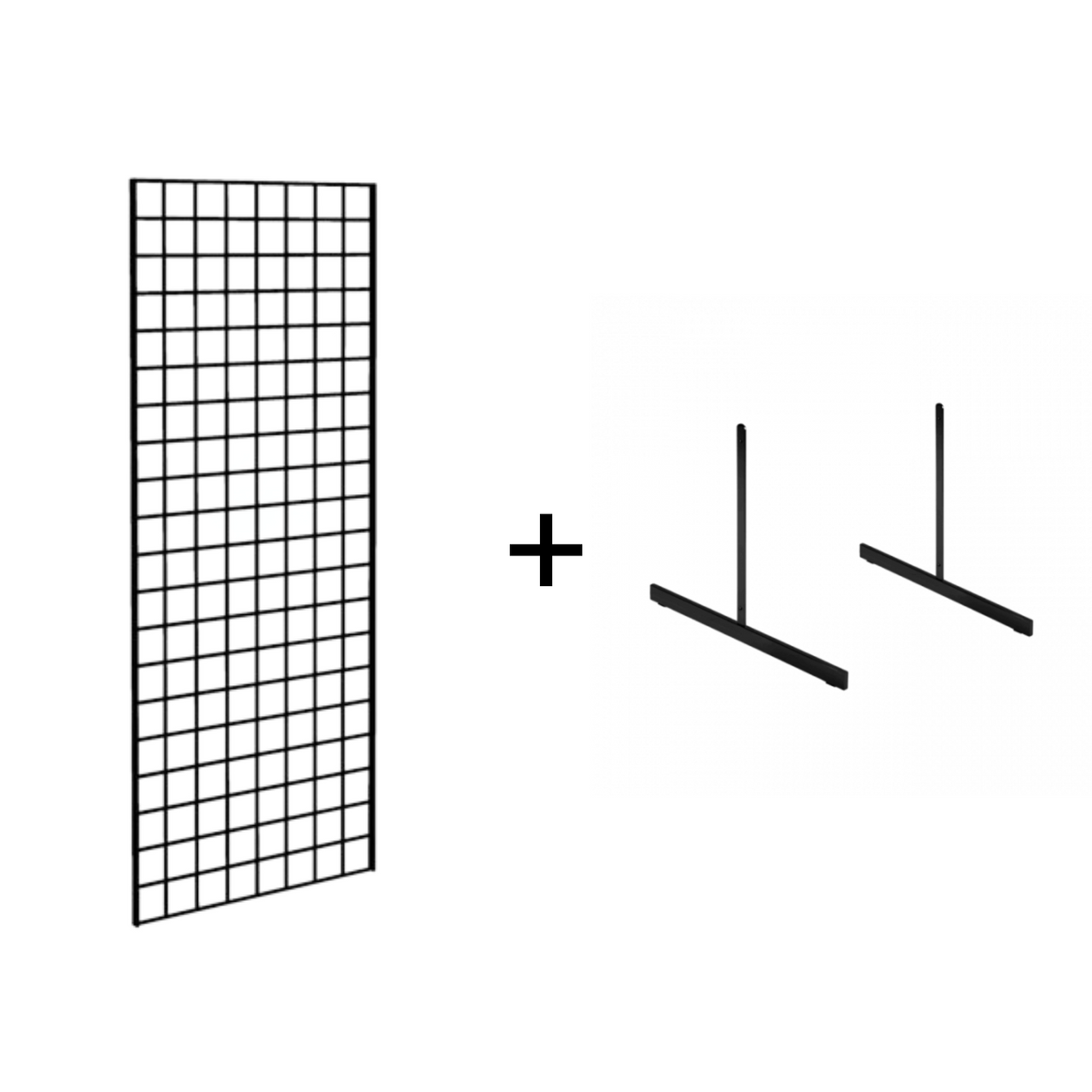 5FT BLACK MESH WITH L-LEG