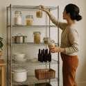 5 Tier Chrome Wire Shelving - 6ft Height