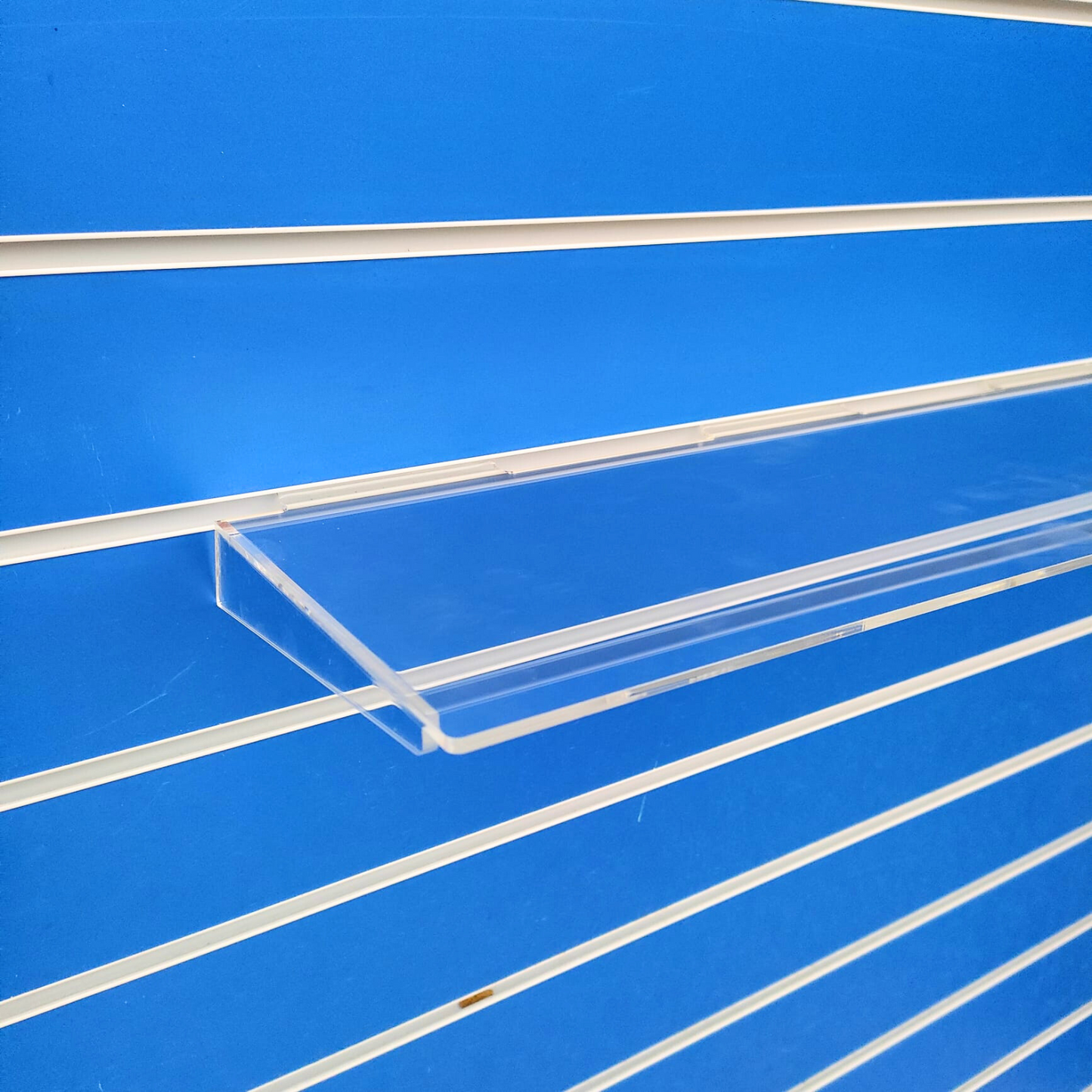 Acrylic Slatwall Shelves for Displaying Mobile Phones Accessories - 60cm/120cm Slatboard