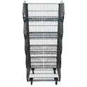 Black 5 x Tier Stackable Display Baskets-60cm