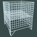 White Dump Bin Basket Retail Merchandising Display Storage Bin