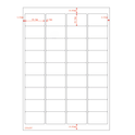 Multi-Purpose A4 White Self-Adhesive Labels