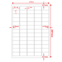 Multi-Purpose A4 White Self-Adhesive Labels