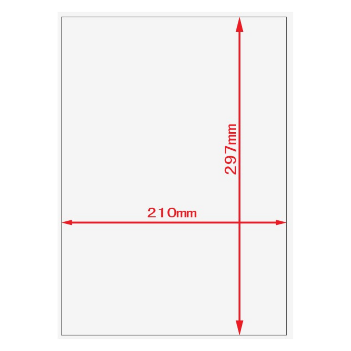 Multi-Purpose A4 White Self-Adhesive Labels