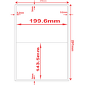 Multi-Purpose A4 White Self-Adhesive Labels