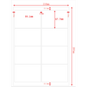 Multi-Purpose A4 White Self-Adhesive Labels