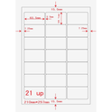 Multi-Purpose A4 White Self-Adhesive Labels