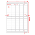 Multi-Purpose A4 White Self-Adhesive Labels
