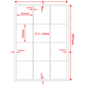 Multi-Purpose A4 White Self-Adhesive Labels