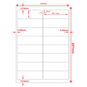 Multi-Purpose A4 White Self-Adhesive Labels