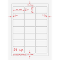 Multi-Purpose A4 White Self-Adhesive Labels