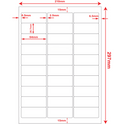 Multi-Purpose A4 White Self-Adhesive Labels