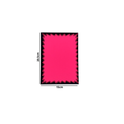 Dayglo Cards - Multi Coloured Pack with Black Border