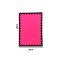 Dayglo Cards - Multi Coloured Pack with Black Border