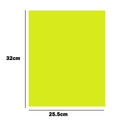 Thin Sized Plain Fluorescent Dyglo Cards