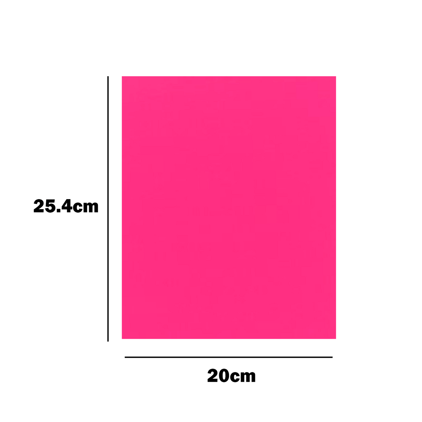 Thin Sized Plain Fluorescent Dyglo Cards