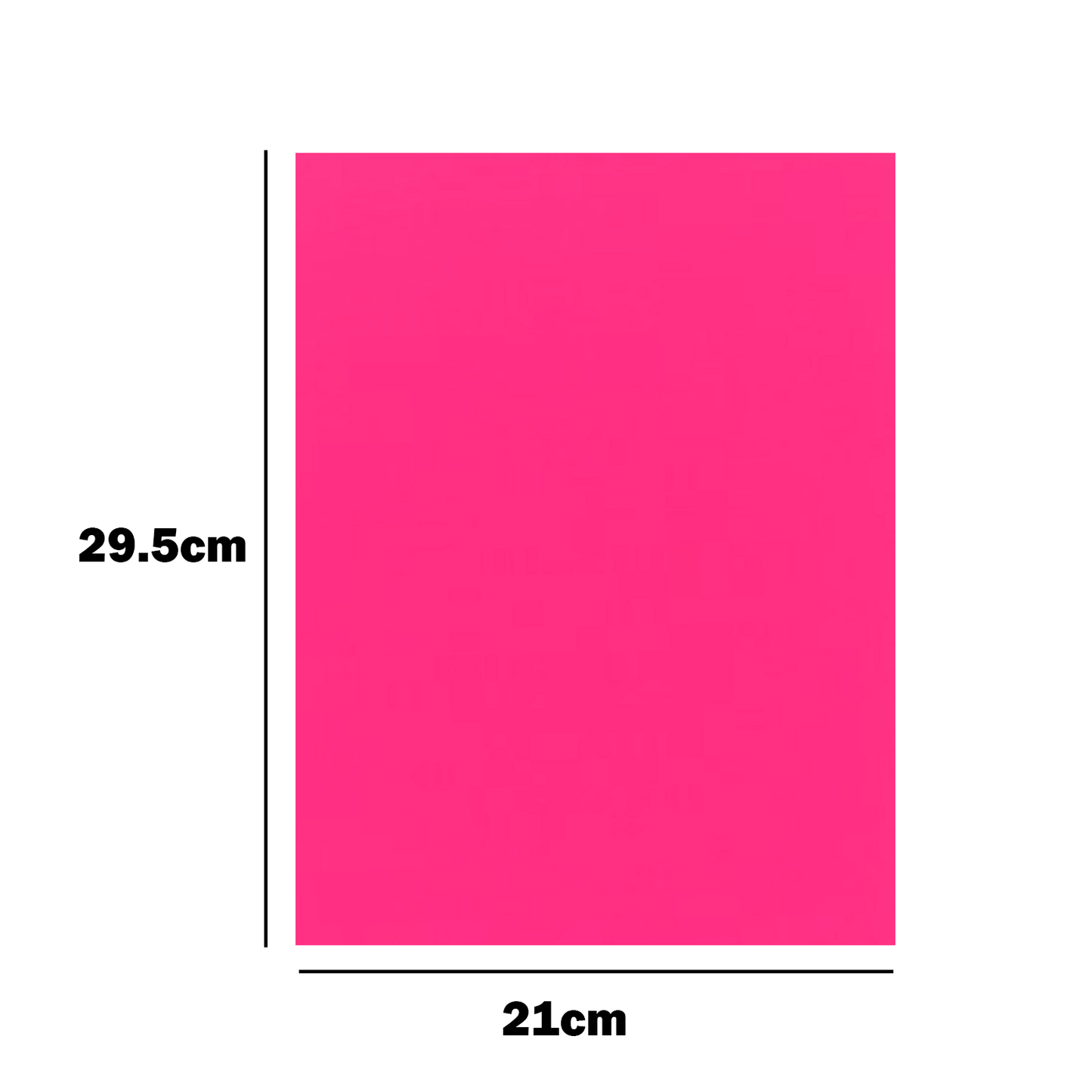 Thin Sized Plain Fluorescent Dyglo Cards