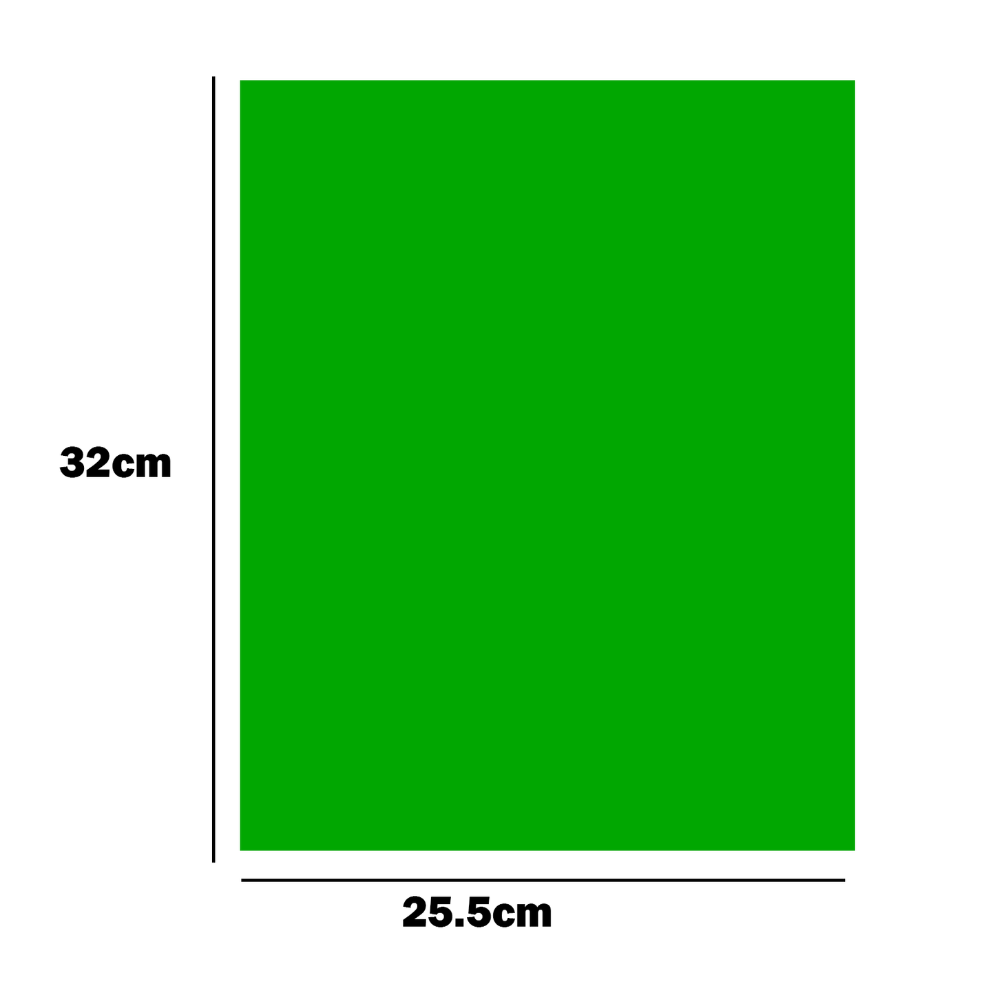 Thin Sized Plain Fluorescent Dyglo Cards