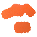 Fluorescent Sale Cards - Flash Star & Bubble Shaped