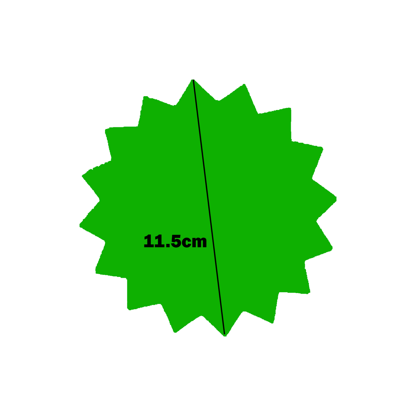 Star-Shaped Fluorescent Card Packs - Coloured Assortment