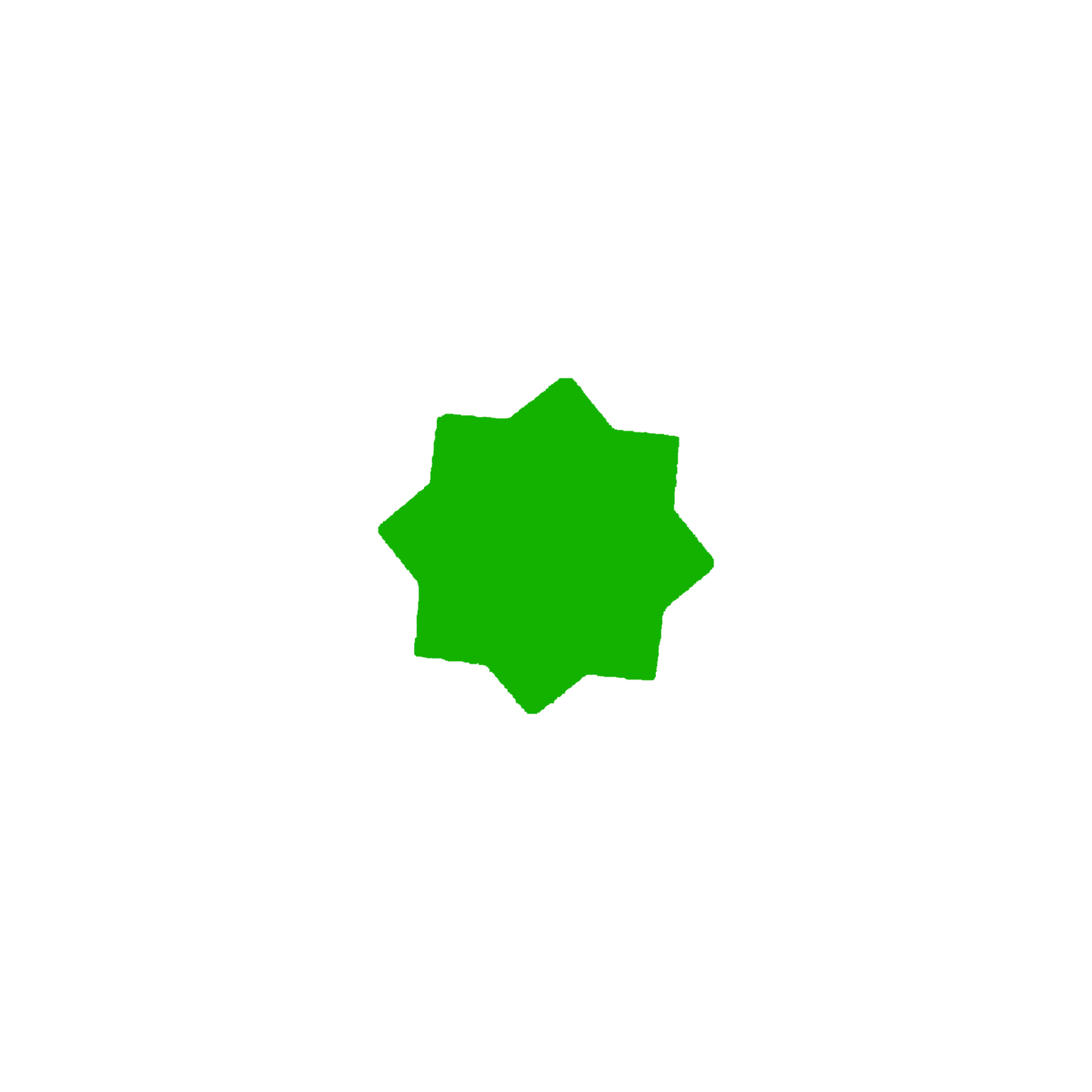 Star-Shaped Fluorescent Card Packs - Coloured Assortment