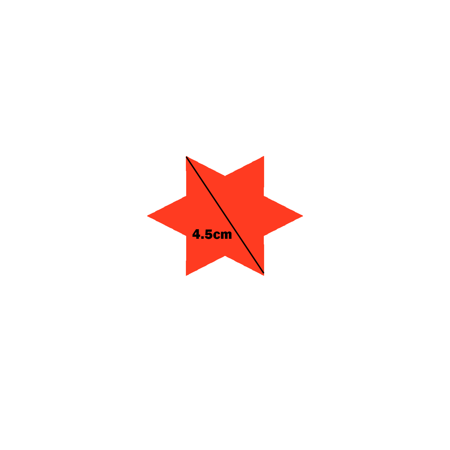Star-Shaped Fluorescent Card Packs - Coloured Assortment