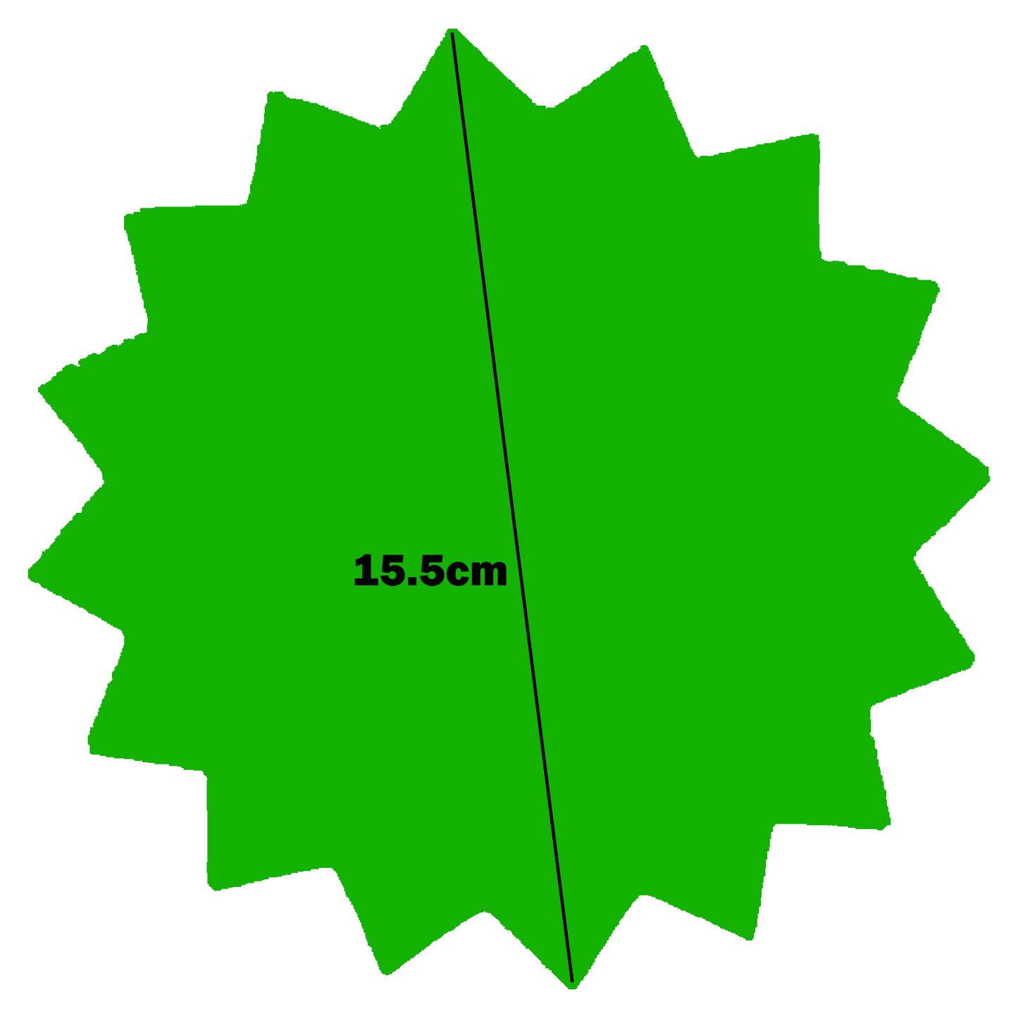 Star-Shaped Fluorescent Card Packs - Coloured Assortment