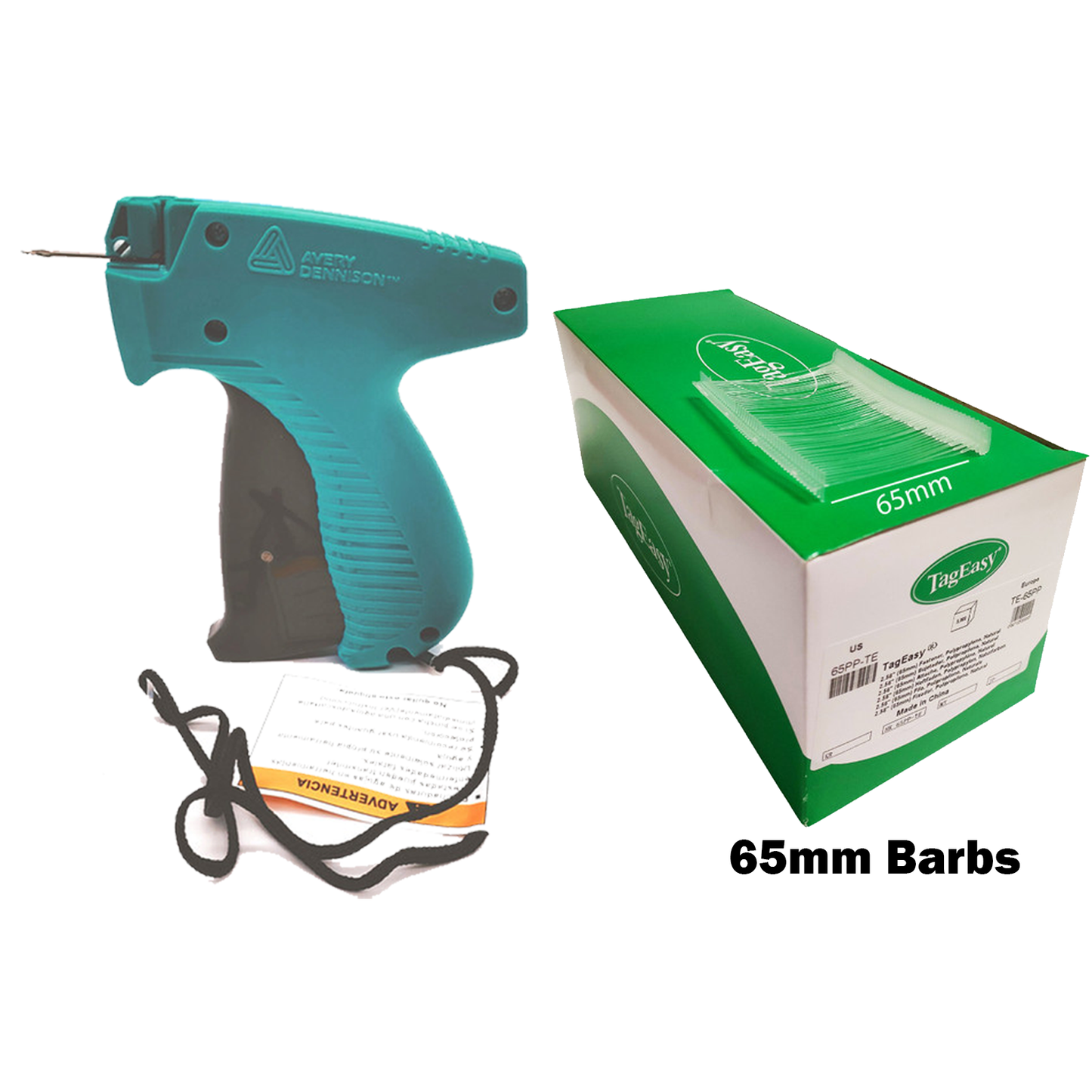 Avery Dennison Tagging Gun Set With Barbs & Needles
