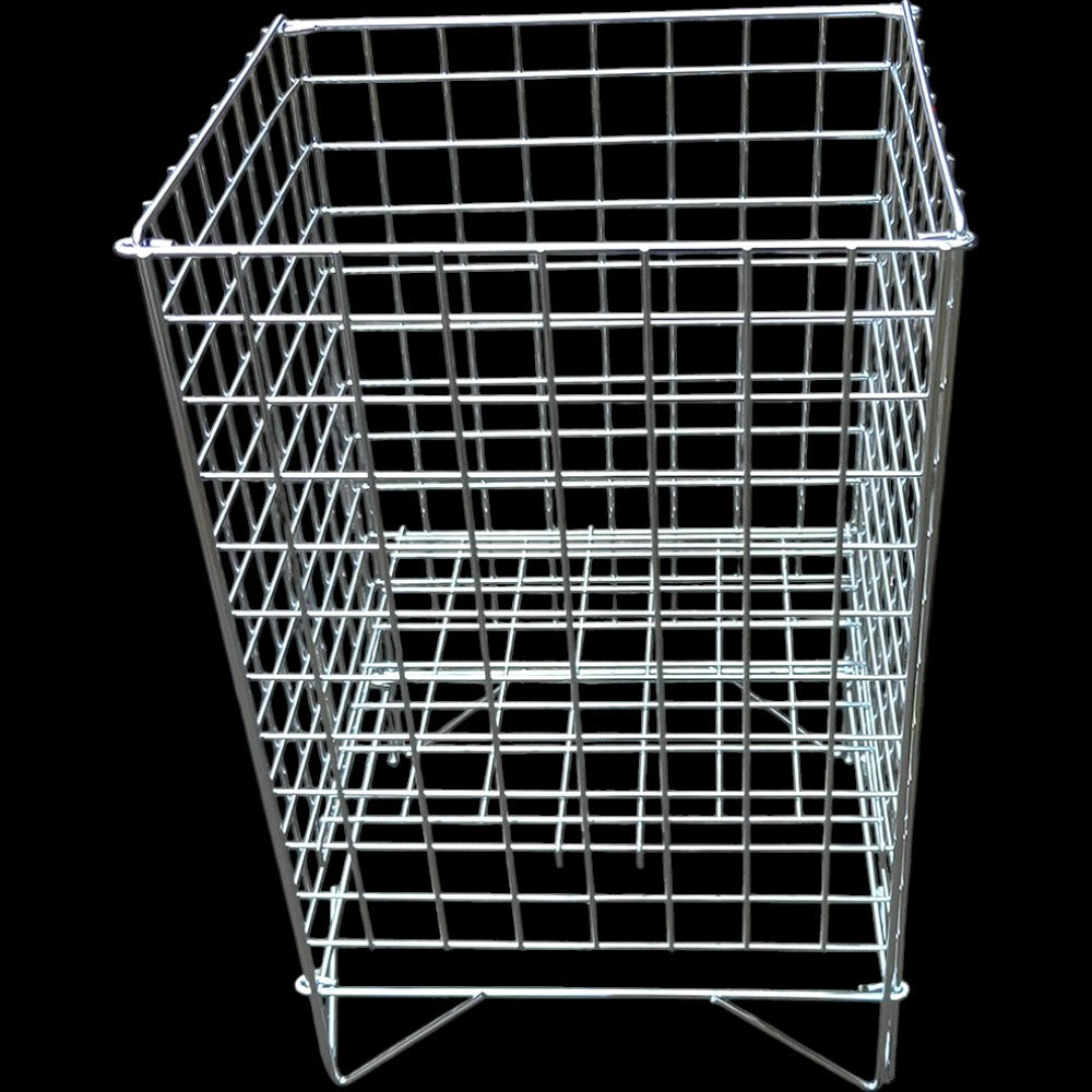 Chrome  Dump Bin Basket Retail Merchandising Display Storage Bin