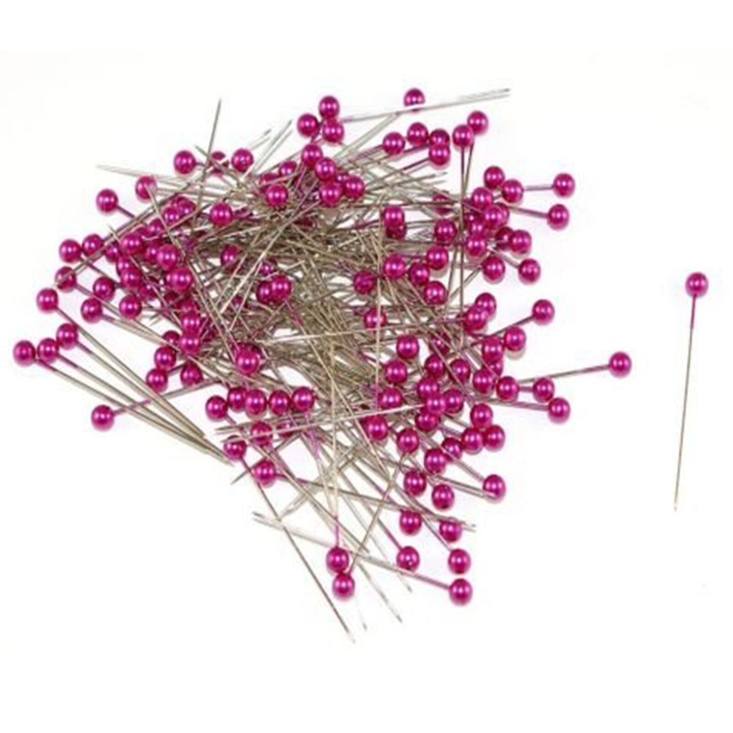 144 Pearl Head Dressmaking Craft Pins Size 40mm X 0.58mm