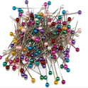 144 Pearl Head Dressmaking Craft Pins Size 40mm X 0.58mm