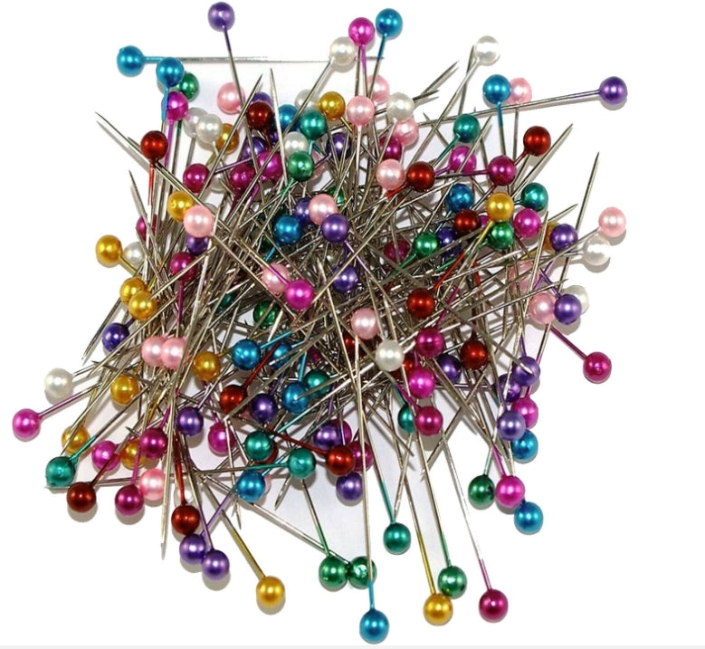 144 Pearl Head Dressmaking Craft Pins Size 40mm X 0.58mm
