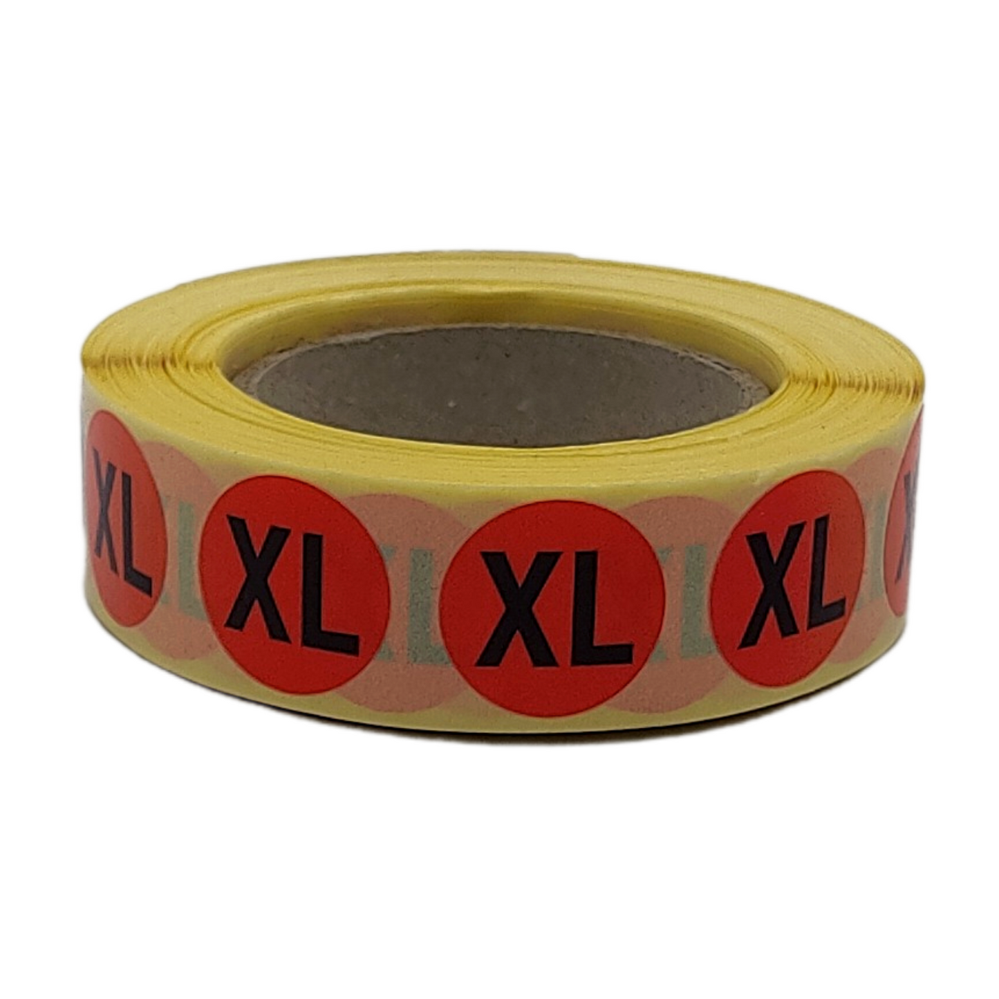 1000x20mm Retail Size Labels - XS/S/M/L/XL/XXL