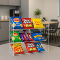 Clear Acrylic Confectionery Display Stand For Candy and Sweets Presentation