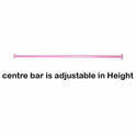 Centre Bar For Garment Clothes Yellow  Rail Sizes  3ft 4ft 5ft 6ft