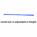 Centre Bar For Garment Clothes Yellow  Rail Sizes  3ft 4ft 5ft 6ft