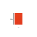 Thin Sized Plain Fluorescent Dyglo Cards