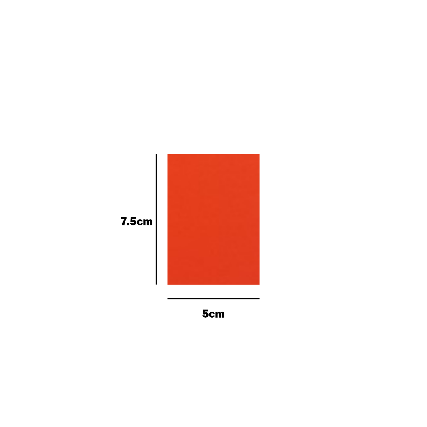 Thin Sized Plain Fluorescent Dyglo Cards