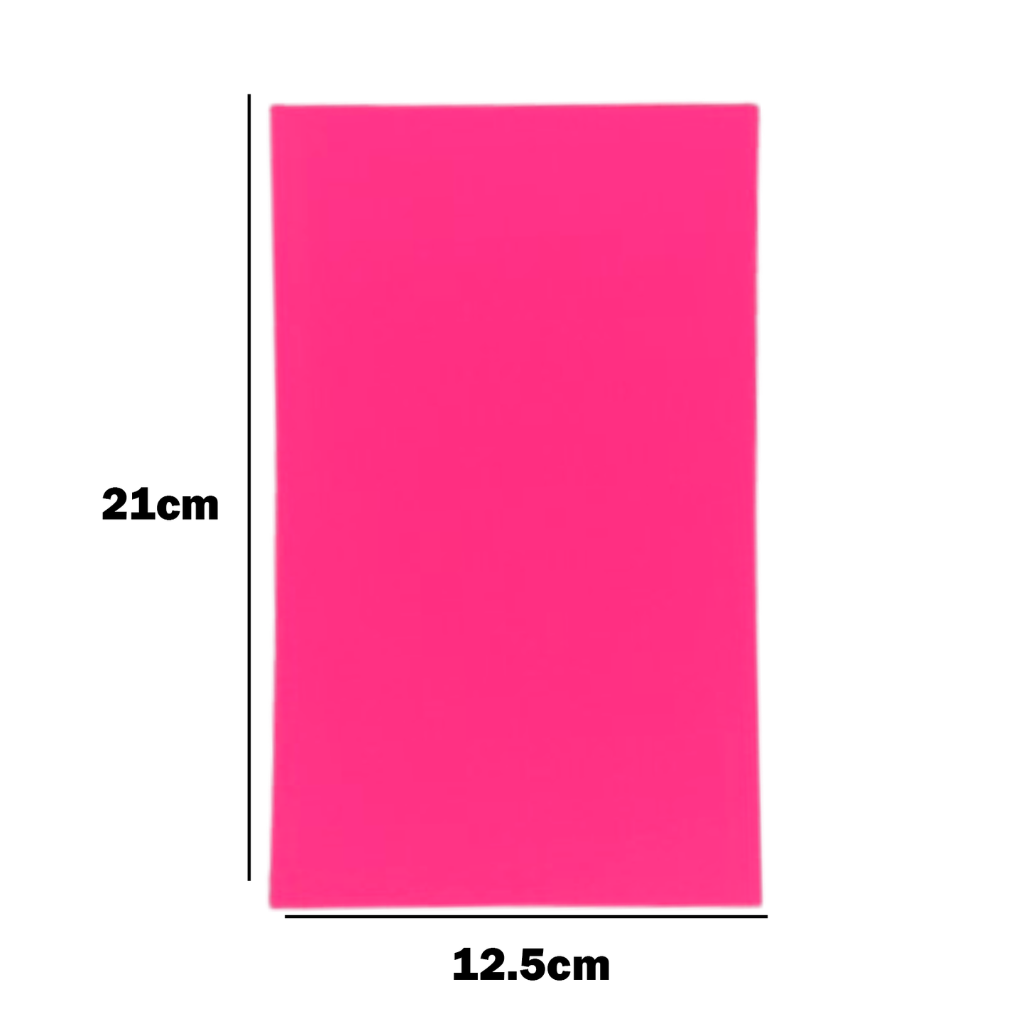 Thin Sized Plain Fluorescent Dyglo Cards