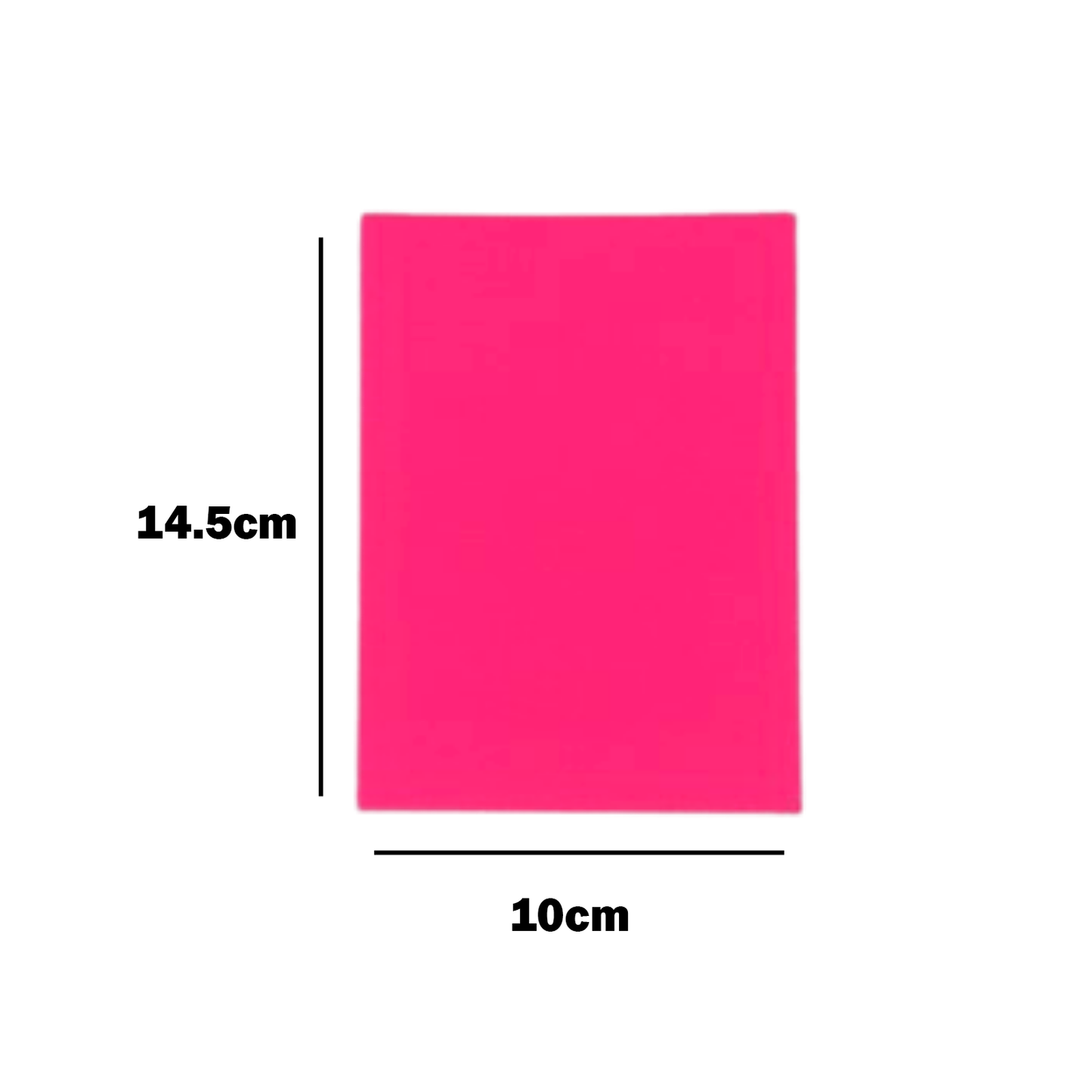 Thin Sized Plain Fluorescent Dyglo Cards